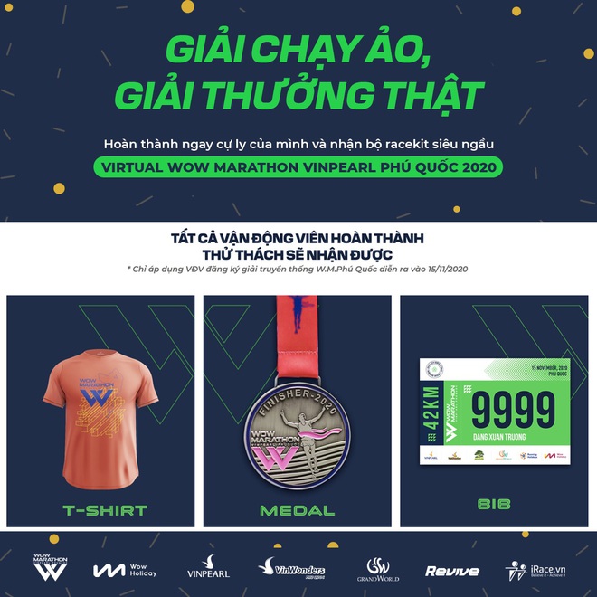 Virtual WOW Marathon Vinpearl Phú Quốc 2020: Cuộc đua ảo - cán đích thật - giải thưởng khủng! - Ảnh 3.