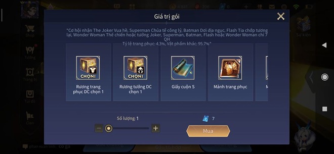 Liên Quân Mobile: Game thủ có thể sở hữu tướng DC giá 28.888 vàng cùng trang phục chỉ bằng vài quân huy! - Ảnh 2.