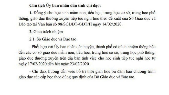 Cập Nhật: Loạt tỉnh thành cho học sinh nghỉ tiếp đến cuối tháng 2 để phòng dịch Covid-19 - Ảnh 3.