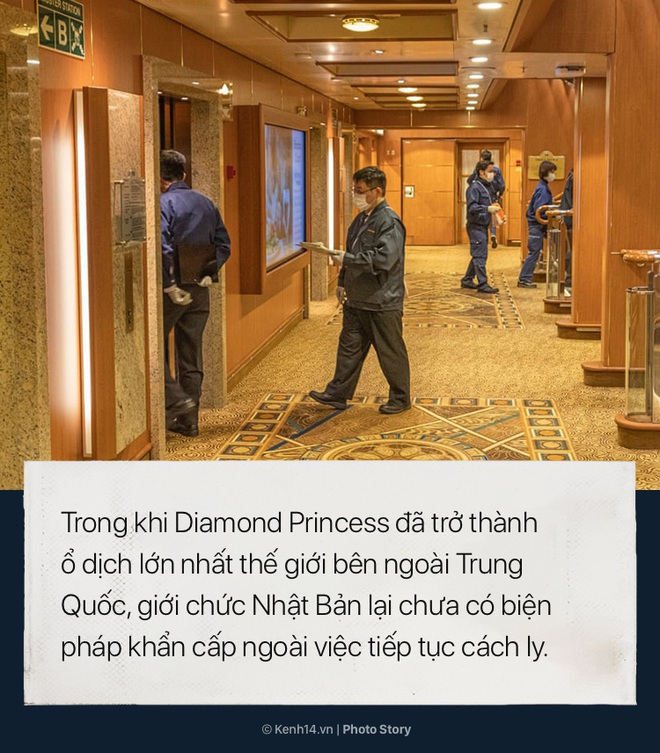 Hai tuần bị cách ly của Diamond Princess: Từ du thuyền xa hoa trở thành ổ dịch virus corona lớn thứ nhì thế giới - Ảnh 8.
