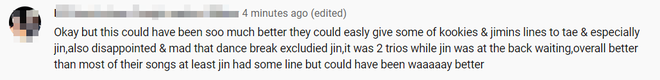 Tranh cãi chia line của BTS khi comeback: Jin tiếp tục là “vai phụ” mờ nhạt nhưng main dancer j-hope mới là người bị dìm hàng nhất? - Ảnh 4.