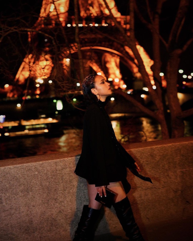 Châu Bùi chạy sô quá “ác”, vừa dự xong show Dior đã “quẩy” tiếp Saint Laurent, đáng nể nhất là thay mới style từ đầu đến chân - Ảnh 3.
