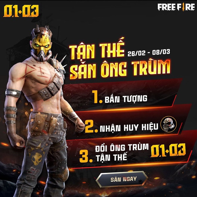 Free Fire: Lưu ngay cách nhận trang phục và balo cực ngầu miễn phí từ sự kiện Ngày Sinh Tồn - Ảnh 3.