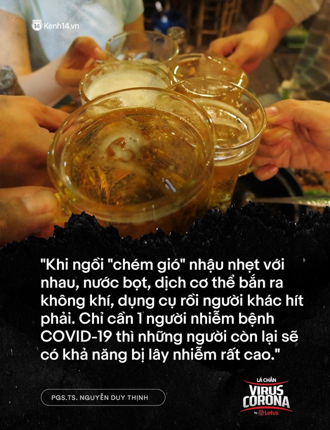 PGS.TS. Nguyễn Duy Thịnh: Tụ tập nhậu nhẹt, “chém gió” là điều nên bỏ, đó mới là nguyên nhân chính gây lây nhiễm trong bữa ăn chứ không phải do vấn đề ăn! - Ảnh 6.