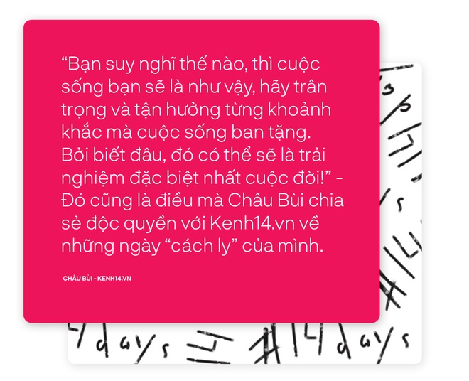 7 ngày đầu tiên của Châu Bùi trong khu cách ly: Cuộc sống thực sự diễn ra như thế nào? - Ảnh 3.