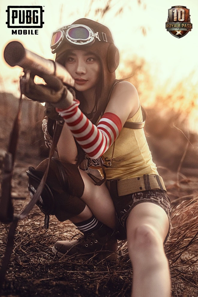 PUBG Mobile: Cosplayer Thái Lan đốn đổ mọi game thủ trong bộ ảnh nữ xạ thủ nóng bỏng - Ảnh 4.