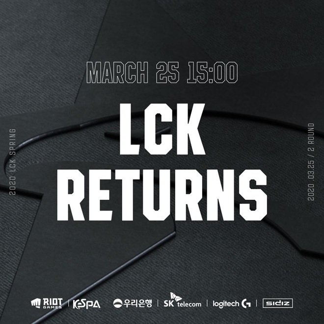 LCK Mùa Xuân 2020 sẽ trở lại vào ngày 25/3 dưới hình thức thi đấu online - Ảnh 1.