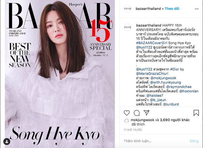 Song Hye Kyo gây xôn xao khi xuất hiện trên bìa tạp chí Thái Lan, netizen phản ứng: Chị uống nước trường sinh hay gì? - Ảnh 3.