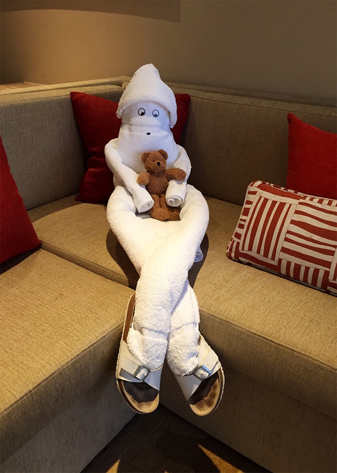 Ngả mũ kính phục với những tác phẩm xếp khăn tắm sống động đến từng chi tiết  - Ảnh 13.