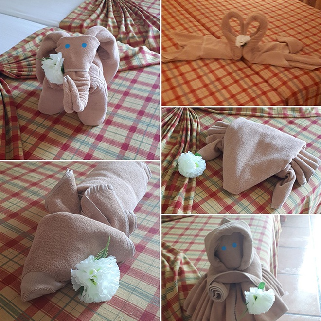 Ngả mũ kính phục với những tác phẩm xếp khăn tắm sống động đến từng chi tiết  - Ảnh 14.