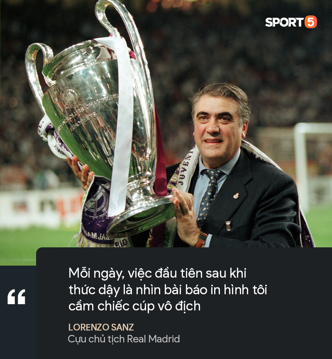 Chân dung Lorenzo Sanz, vị cựu chủ tịch yêu Real bằng cả trái tim nhưng bị đối xử thiếu công bằng, đến chết vẫn còn uất ức - Ảnh 1.