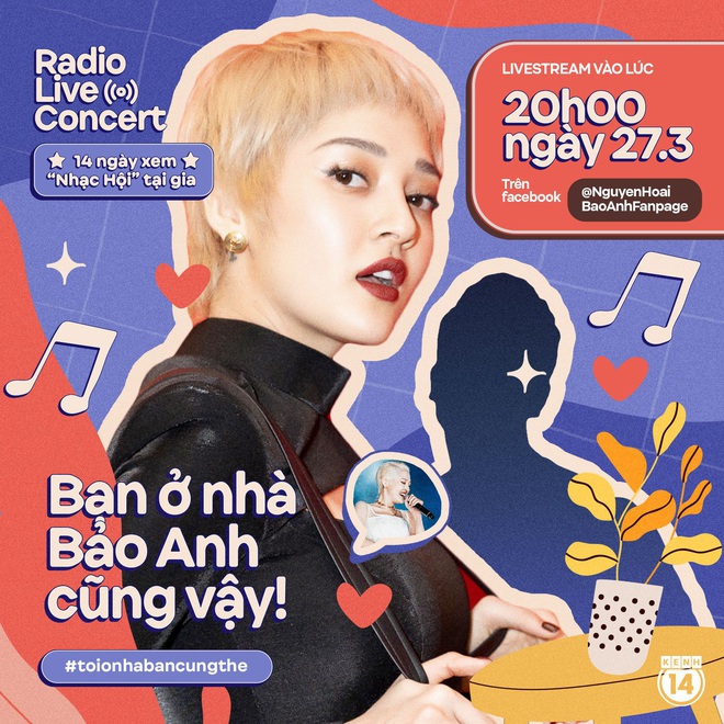 Bảo Anh là chủ xị tiếp theo của Radio Live Concert, còn rủ rê khách mời đặc biệt vừa gây bão quốc tế không biết có gì vui không đây? - Ảnh 1.