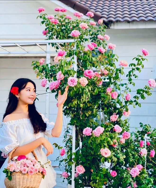Con gái MC Quyền Linh lại gây thương nhớ khi xuất hiện trong biệt thự vườn ngập hoa trái được định giá 21 tỷ - Ảnh 2.
