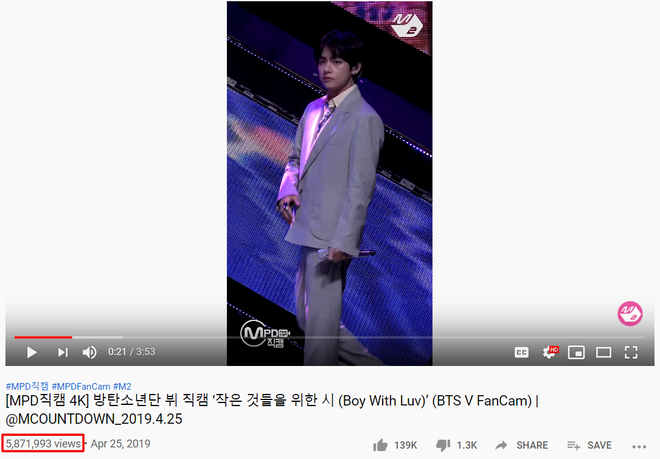 Không phải Jimin hay Jungkook, “mỹ nam đẹp trai nhất thế giới” mới là người dẫn đầu top 100 fancam được xem nhiều nhất mọi thời đại - Ảnh 16.