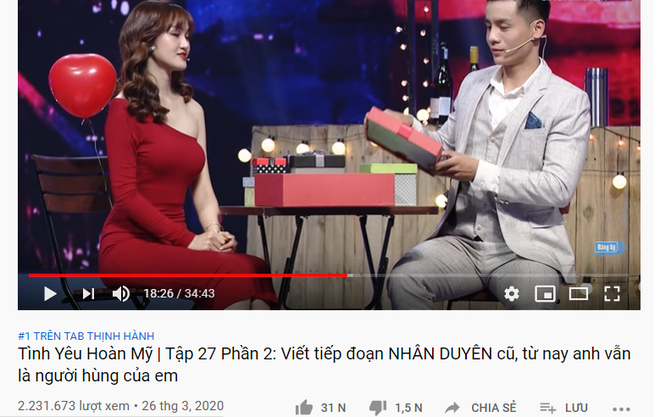 Cao Xuân Tài và cô chủ tiệm áo cưới giúp Tình yêu hoàn mỹ lần đầu biết mùi top 1 Trending YouTube - Ảnh 4.