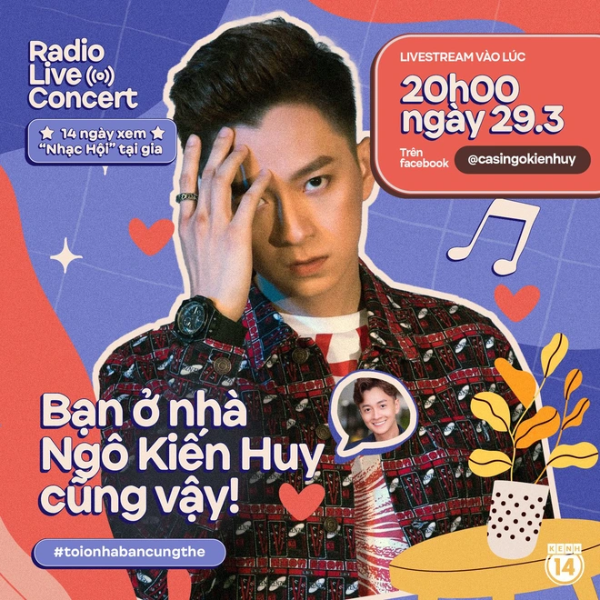 Thái Y Ngô Kiến Huy đã được truyền tới Radio Live Concert, xem đi chờ chi kẻo bỏ lỡ một buổi tối Chủ Nhật mặn mà cùng chàng Bắp! - Ảnh 1.