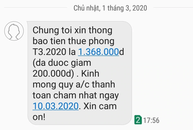 Tháng nghỉ dịch Covid-19 không lên ở buổi nào, nhiều chủ trọ tốt bụng bớt hàng triệu tiền thuê nhà cho sinh viên - Ảnh 3.