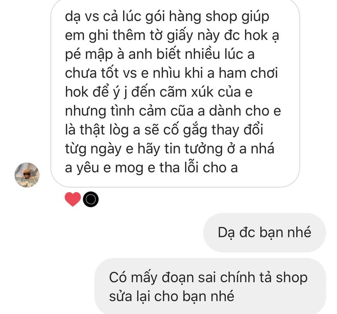 Khi shop online trổ tài tư vấn tình cảm kiêm luôn cả “cảnh sát chính tả”: Ai bảo mua hàng online toàn phốt nào? - Ảnh 9.