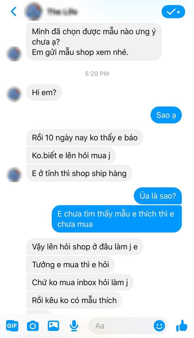 Lỡ hỏi 1 câu, cô gái bị chủ shop online nhắn tin không buông: Không mua thì hỏi làm gì? Shop đây mỗi ngày phốt 20-30 đứa! - Ảnh 2.