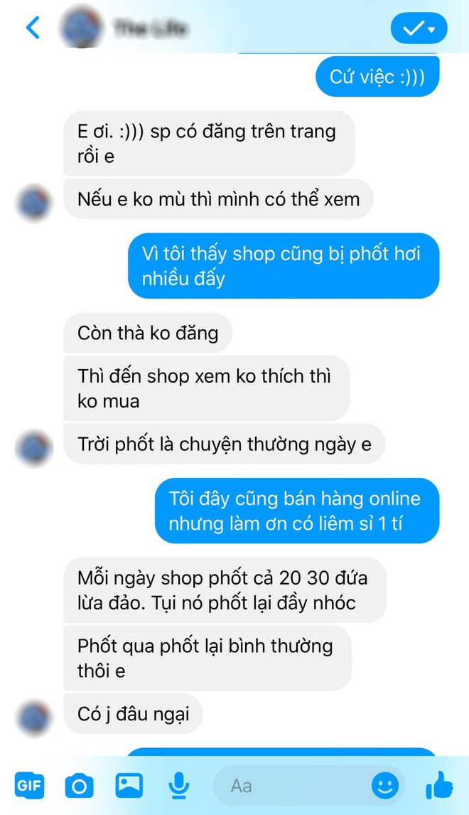 Lỡ hỏi 1 câu, cô gái bị chủ shop online nhắn tin không buông: Không mua thì hỏi làm gì? Shop đây mỗi ngày phốt 20-30 đứa! - Ảnh 4.