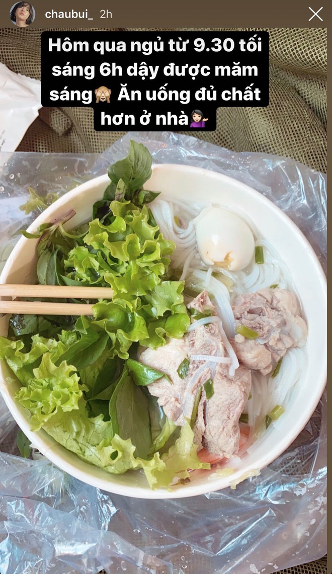 Báo cáo gấp của Châu Bùi từ khu cách ly: cơm ăn 3 bữa, quần áo mặc cả ngày, lại còn được những người ở cùng cho đồ ăn liên tục - Ảnh 2.