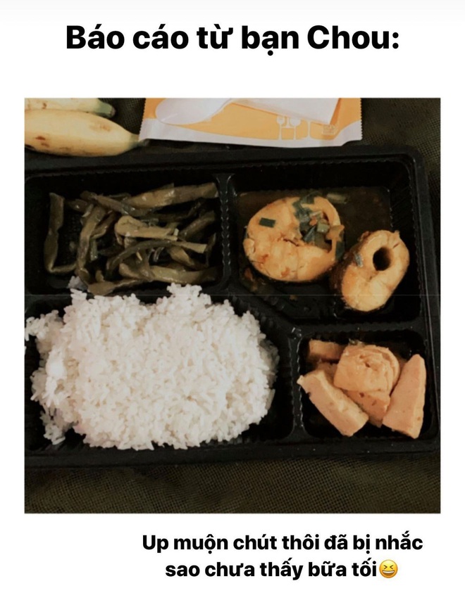 Báo cáo gấp của Châu Bùi từ khu cách ly: cơm ăn 3 bữa, quần áo mặc cả ngày, lại còn được những người ở cùng cho đồ ăn liên tục - Ảnh 10.