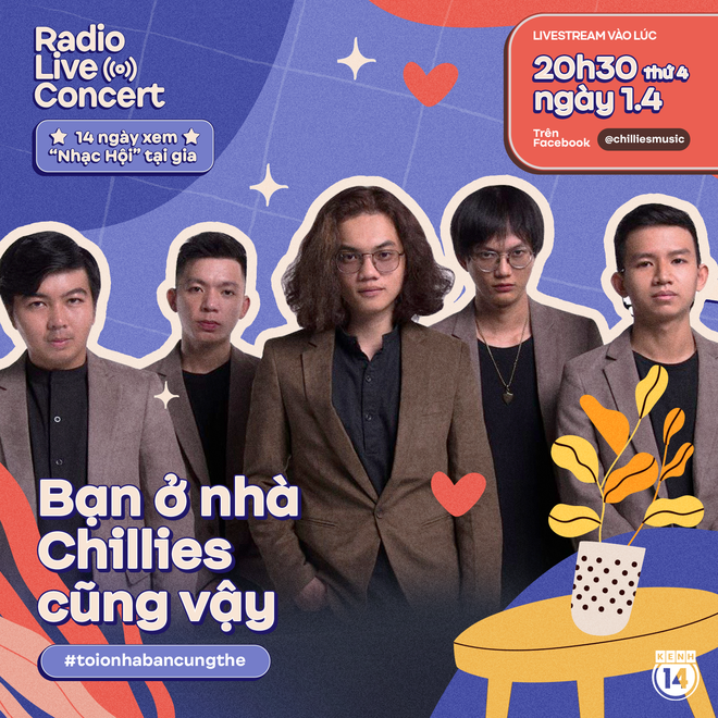 Có Chillies bên Radio Live Concert tối thứ 4 bỗng vui: nghe thôi đã thấy một tối indie cực chill, hứa hẹn đưa khán giả quay về Vùng Ký Ức của mỗi người - Ảnh 1.