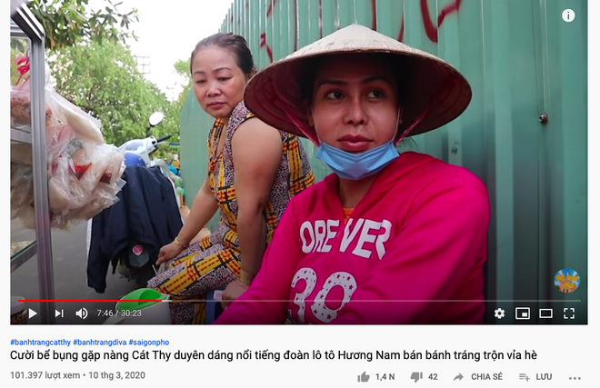 “Diva bánh tráng trộn” Cát Thy đang gây bão YouTube: Tạm dừng hát lô tô để buôn bán kiếm sống, lối nói chuyện “mặn chát” hút fan ầm ầm - Ảnh 4.