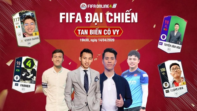 Đình Trọng, Hùng Dũng kết hợp cùng các streamer FIFA Online 4 gây quỹ ủng hộ đẩy lùi Covid-19 - Ảnh 3.