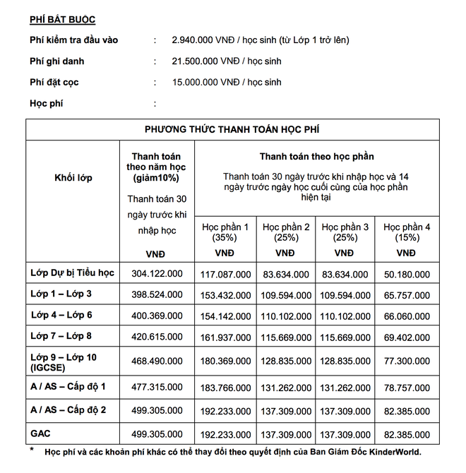 Shock với mức học phí của các trường Quốc tế tại TP.HCM, có nơi lên đến gần 800 triệu/năm - Ảnh 7.