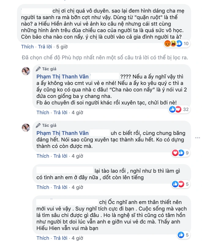 Ốc Thanh Vân bị chê kém duyên vì so sánh Hiếu Hiền với chồng, netizen tranh cãi nảy lửa chuyện nói đùa trên MXH - Ảnh 3.