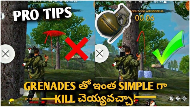 Free Fire: Đừng nghĩ lựu đạn bé nhỏ vô dụng, chúng có thể giúp bạn đạt top 1 dễ dàng! - Ảnh 3.