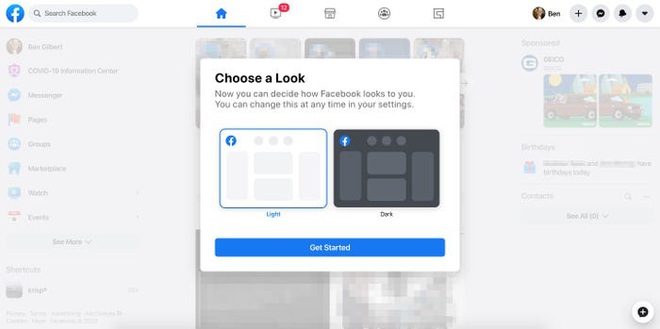 Facebook web update giao diện đen sì cho tất cả người dùng Việt Nam, bạn đã biết cách đổi ngay chưa? - Ảnh 3.