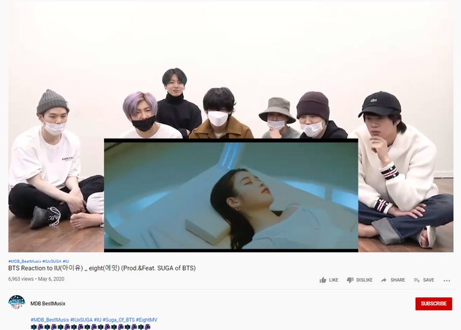 BTS ngồi im như tượng tỏ vẻ thờ ơ khi reaction màn collab của IU và SUGA, mỗi Jungkook là hóng hớt nhiệt tình, thái độ này là sao? - Ảnh 8.