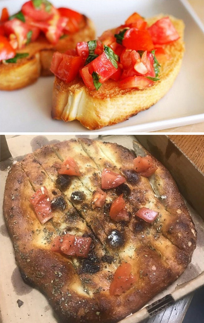 Lừa tình hơn cả ảnh trai xinh gái đẹp trên mạng chính là hình minh hoạ đồ ăn: Bao bì và menu để một đằng, thành phẩm thì một nẻo! - Ảnh 1.