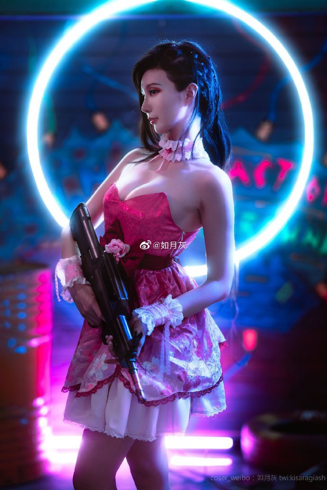 PUBG Mobile: Chiêm ngưỡng bộ ảnh cosplay cô nàng Chuyên gia xe cộ Sara đẹp lung linh với váy hồng điệu đà - Ảnh 6.