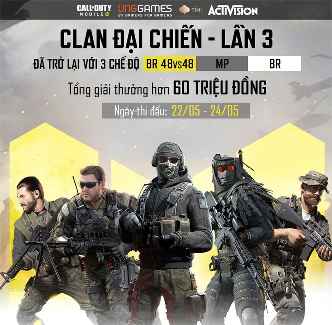 Call of Duty: Mobile VN - Clan Đại Chiến trở lại, 8 clan tranh đấu 3 ngày, tranh giải 60 triệu - Ảnh 1.