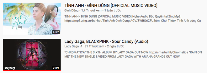 Trending YouTube lag cực mạnh: Bích Phương tàu lượn về #1 rồi rơi xuống #3, Lady Gaga cùng BLACKPINK đang #5 tụt hẳn xuống #24 trong 1 ngày? - Ảnh 7.