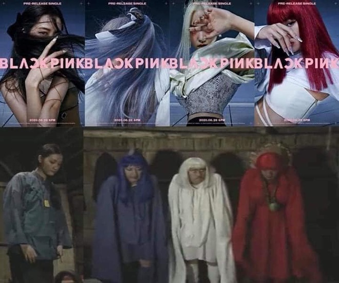 Bức ảnh viral nhất ngày hôm nay: BLACKPINK mượn ý tưởng từ.... truyện cổ tích Việt Nam cho tạo hình poster comeback? - Ảnh 1.