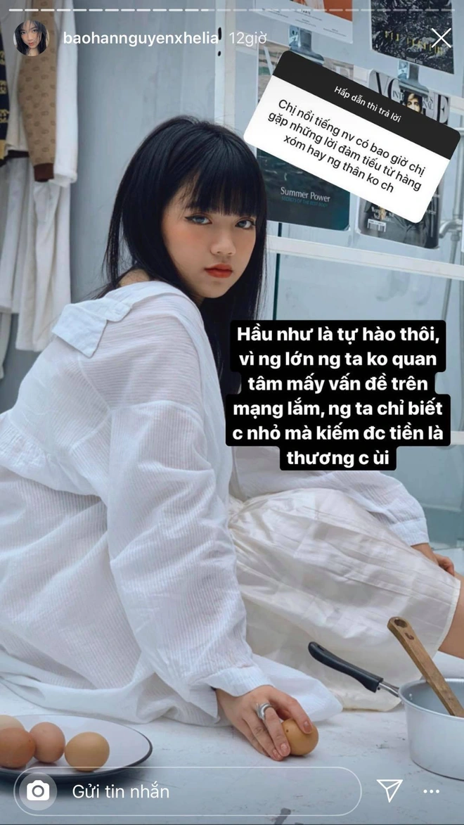 Gái xinh 2k có nửa triệu followers tiết lộ chưa bị hàng xóm đàm tiếu bao giờ vì nhỏ mà kiếm được tiền là được thương - Ảnh 2.
