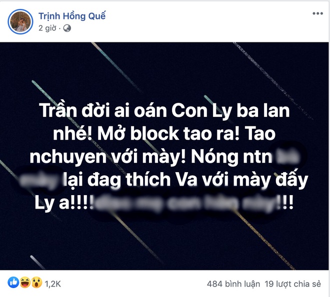 Biến căng: Hồng Quế yêu cầu Lưu Đê Ly mở block Facebook để nói chuyện, chiều nay sẽ qua tận nơi xử lý - Ảnh 2.