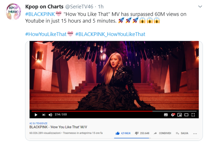 BLACKPINK chỉ mất 11 tiếng để “vượt chỉ tiêu” view MV 24 giờ, cho thành tích comeback của BTS ngửi khói lại xô đổ luôn kỉ lục iTunes của girlgroup - Ảnh 4.