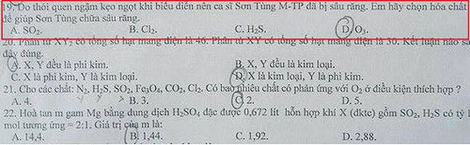 Sơn Tùng M-TP, BTS, Jack & K-ICM... bất ngờ xuất hiện trong đề kiểm tra, có đề còn gây sốc cà khịa Chi Pu - Ảnh 4.