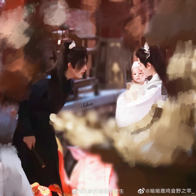 La Vân Hi và Trần Phi Vũ siêu tình tứ tại loạt ảnh ba ngọn nến lung linh ở hậu trường phim đam mỹ  - Ảnh 1.