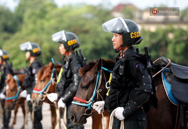Chùm ảnh: Đội Kỵ binh Cảnh sát cơ động diễu hành trên Quảng trường Ba Đình - Ảnh 7.