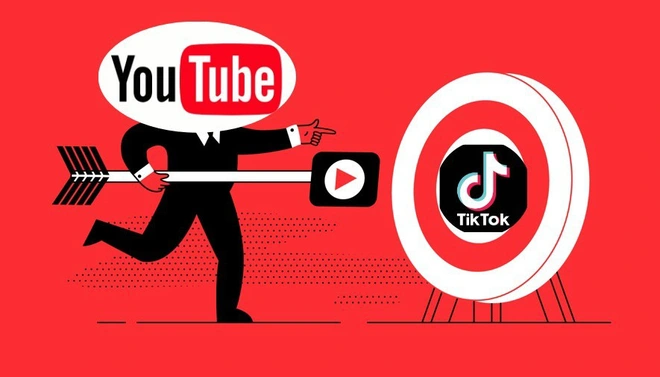 Youtube ngầm tuyên chiến TikTok khi ra mắt tính năng làm video ngắn bắt chước y hệt đối thủ - Ảnh 1.