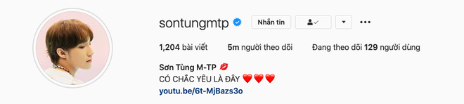 Sơn Tùng chính thức thành ông hoàng MXH với kỷ lục mới: 5 triệu follower cao nhất Việt Nam trên Instagram - Ảnh 2.