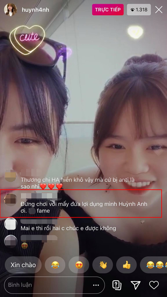 Bị nói hám fame, gái xinh chơi thân với Huỳnh Anh thẳng thừng đáp trả trên livestream - Ảnh 2.