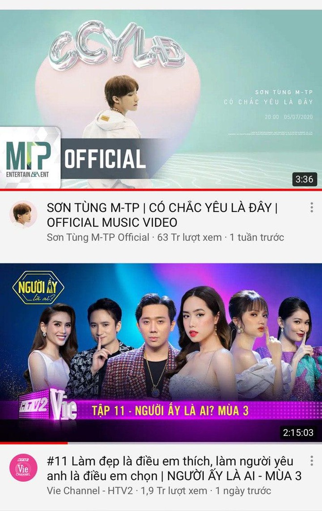 Sau 2 tuần mất hút, Người ấy là ai trở lại top trending, đe dọa soán ngôi vương của Sơn Tùng M-TP - Ảnh 3.