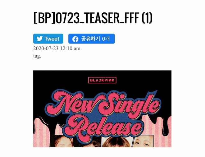 YG tiếp tục nhử fan bằng dòng chữ viết tắt FFF đáng ngờ, fan dự đoán tên bài mới của BLACKPINK đọc mà cười xỉu - Ảnh 2.